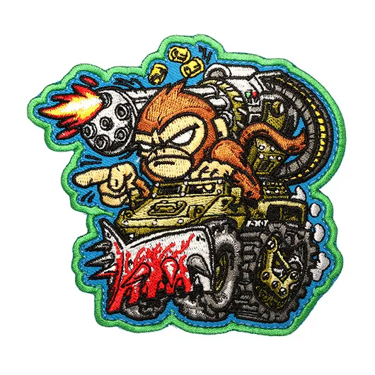 Mil-Spec Monkey Patch Mit KlettflächeWar Machine Monkey 1 Fullcolor