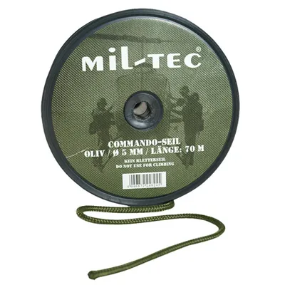 Commando-Seil 5 mm, 70 Mtr. Rolle - Mil-Tec