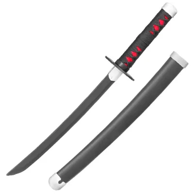 Mini Katana Demon Slayer Tanjiro /Rot Inkl. Scheide Und Schwertständer - Haller