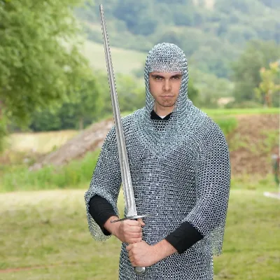 Kettenhemd in Übergröße Komplett Mit Haube - Kurt24