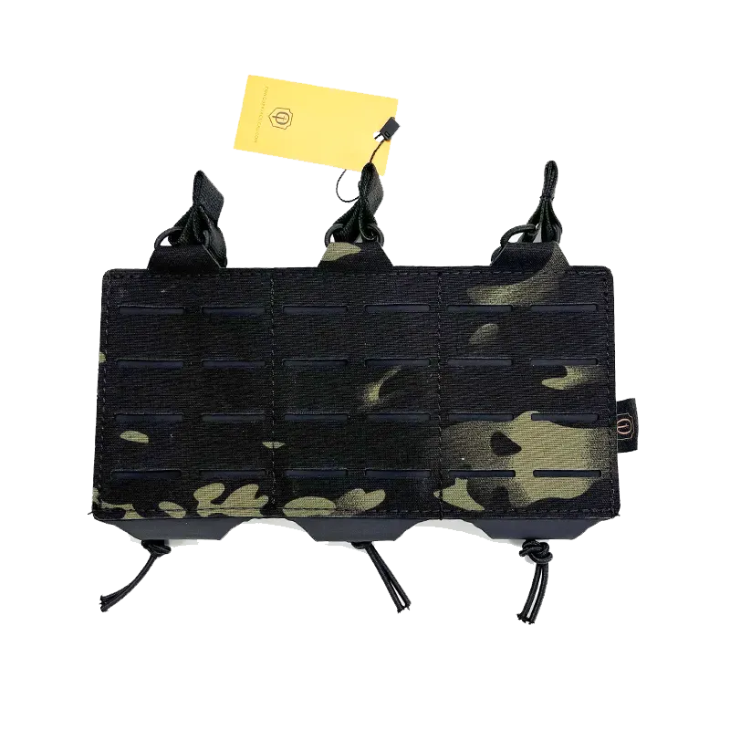 Conquer Triple M4 MAG Pouch · Black camo