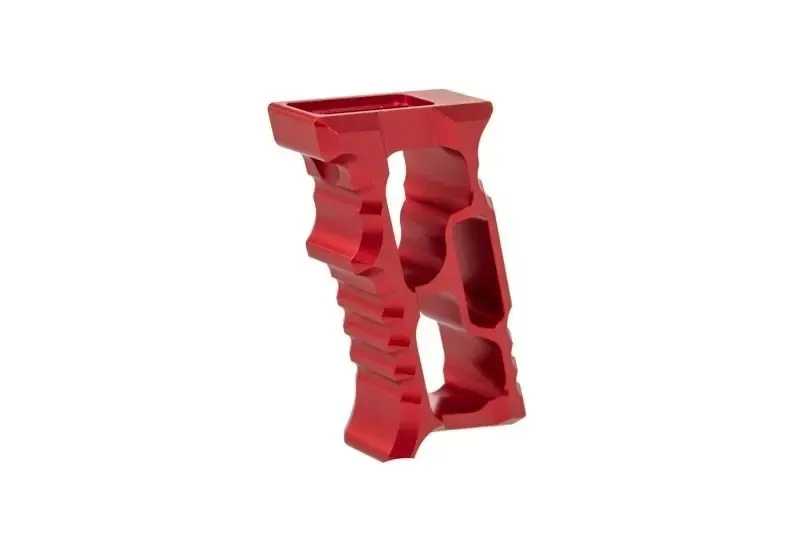 5KU Airsoft Aluminio Angular Grip Frontal M-LOK/KeyMod · Rojo