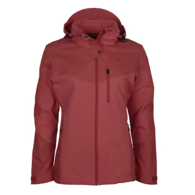 Dames Finnveden Hybrid Jas (Rood) - Pinewood