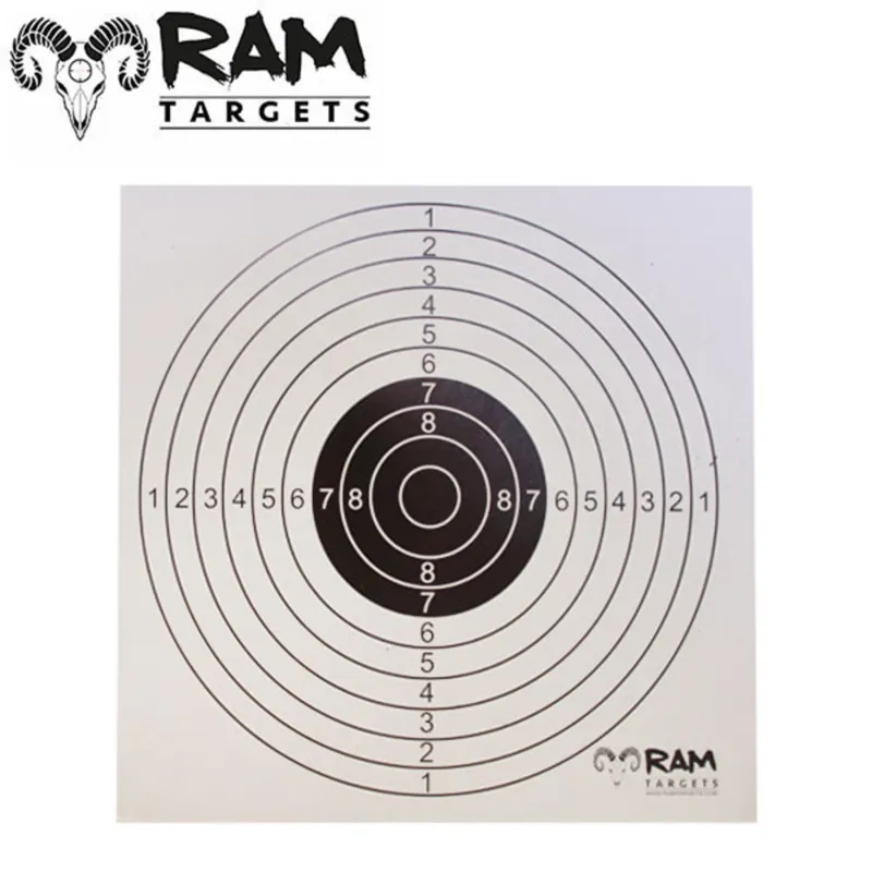 Ram Tactical RAM Schietkaarten 14x14cm (100PCS)