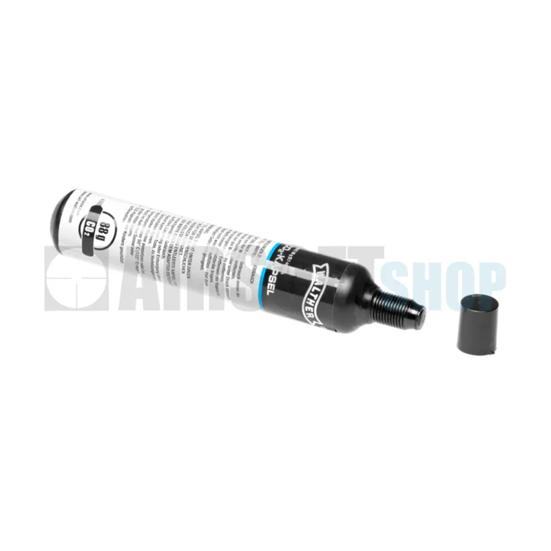 Walther 88g CO2 Capsule · Negro