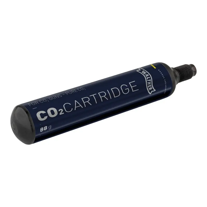 Walther 88g CO2 Cartridge · Negro
