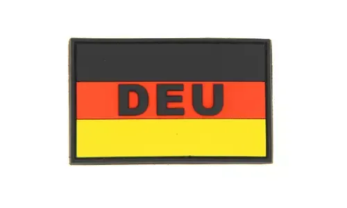 Patch German Flag Color Rubber
