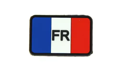 Patch France Flag Color Rubber