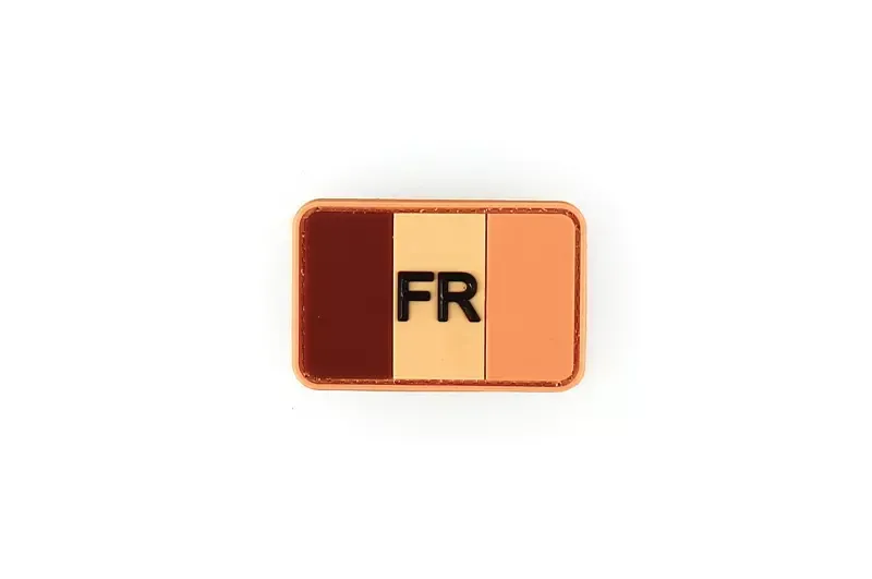 Patch France Flag Rubber · Tan / FDE