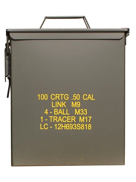 Mil-Tec Μεταλλικό Κουτί Πυρομαχικών M9 cal 50 · Negro