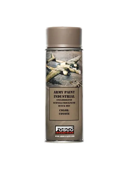 Fosco Industries Σπρέι Καμουφλάζ 400 ml · Coyote