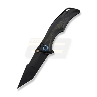 Tighe Down Flipper & Thumb Stud & Button Lock Knife Titanium Integral Handle - WE Knife