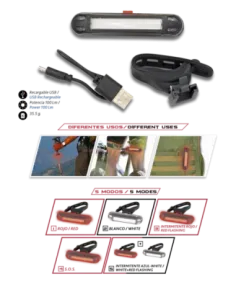 Luz Trasera para Bicicletas - Albainox