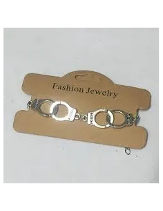 Pulsera Cuero Esposas - Albainox