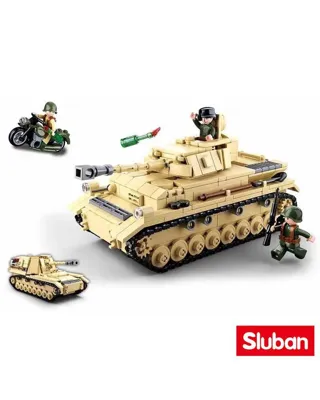 Tanque Panzer IV - Juego de Construcción - SLUBAN