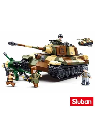 Tanque King Tiger 2 en 1 B. de Budapest - Juego de Construcción - SLUBAN