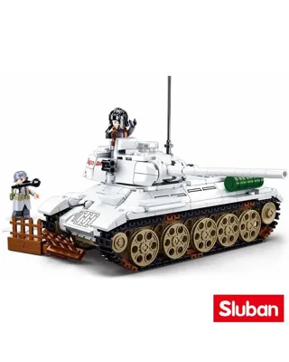 Tanque T34/85 B. de Budapest - Juego de Construcción - SLUBAN