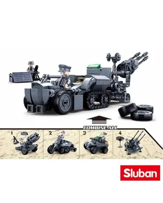 Ejército Alemán 4 en 1 - Juego de Construcción - SLUBAN