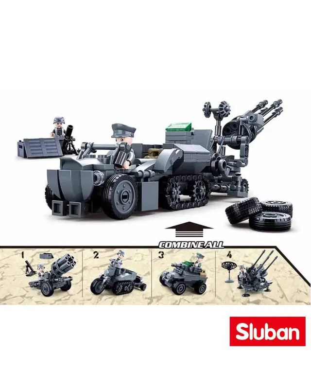 Sluban Ejército Alemán 4 en 1 - Juego de Construcción