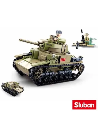 Tanque Ejército Italiano - Juego de Construcción - SLUBAN