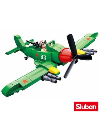 Avión de Ataque Ilyushin II - Juego de Construcción - SLUBAN