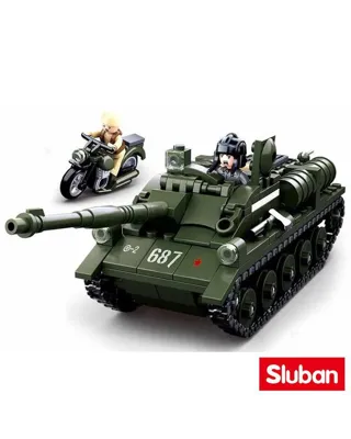 Tanque Destructor SU-85 - Juego de Construcción - SLUBAN