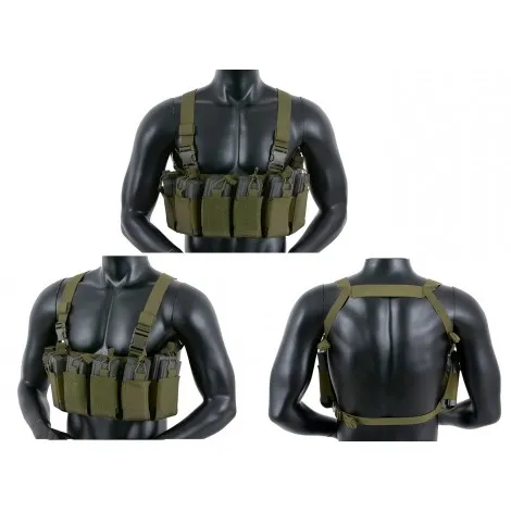 8 Fields Tattico Open Top Chest Rig · Verde od