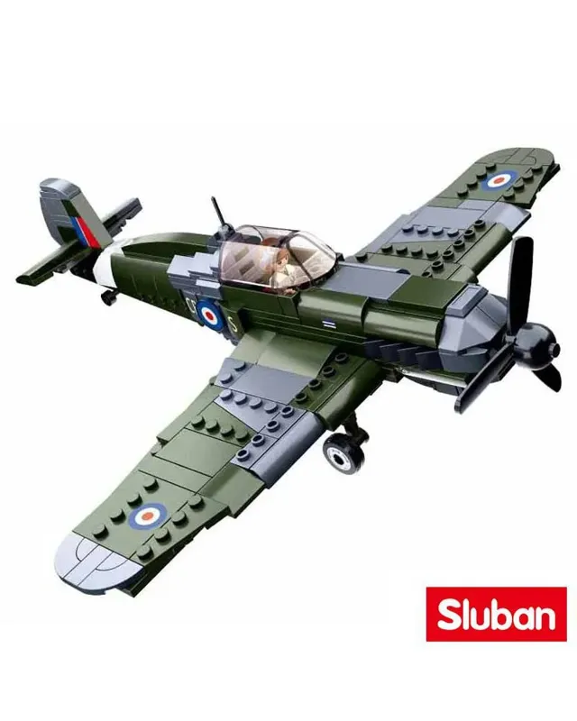 Sluban Avión Spitfire Fighter R.a.f - Juego de Construcción