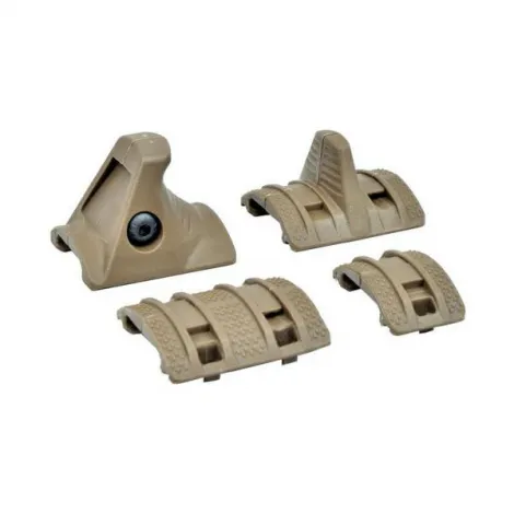 Element Kit Impugnatura Hand Stop + Copri RIS · Tan / FDE