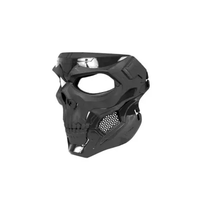 Tactical Maschera Teschio con Lenti per Elmetto