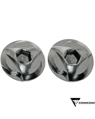 Par Tornillos Grip para Hi-Capa Plateados - COWCOW