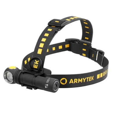 Latarka Czołowa Wizard C2 WR - Ładowarka Magnetyczna - 1100 lm - 18650 - Czarna - F06901C - Armytek