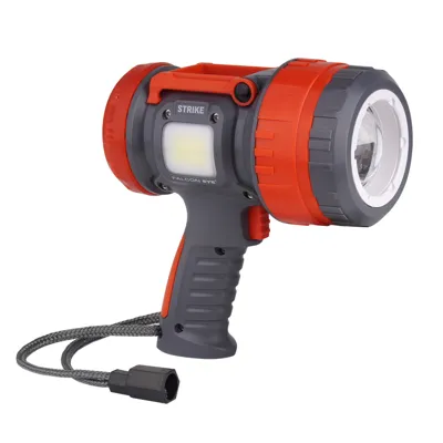 Latarka Szperacz Strike - 1100 lm - Focus - Usb-C - Szary/Czerwony - FSL0013 - Falcon Eye