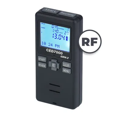 Timer Strzelecki CED7000 GEN-2 Shot Timer - RF - Czarny - 104064 - Double Alpha Academy