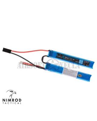 LIPO 7.4V 1300mAh 25C Tipo Doble - NIMROD
