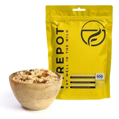 Posiłek Suszony Owsianka Z Pieczonym Jabłkiem - 500 Kcal - Pl-Bap-Reg-Yell - Firepot