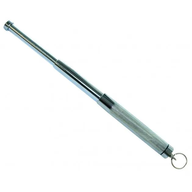 Mini Teleskopschlagstock 13", Silber