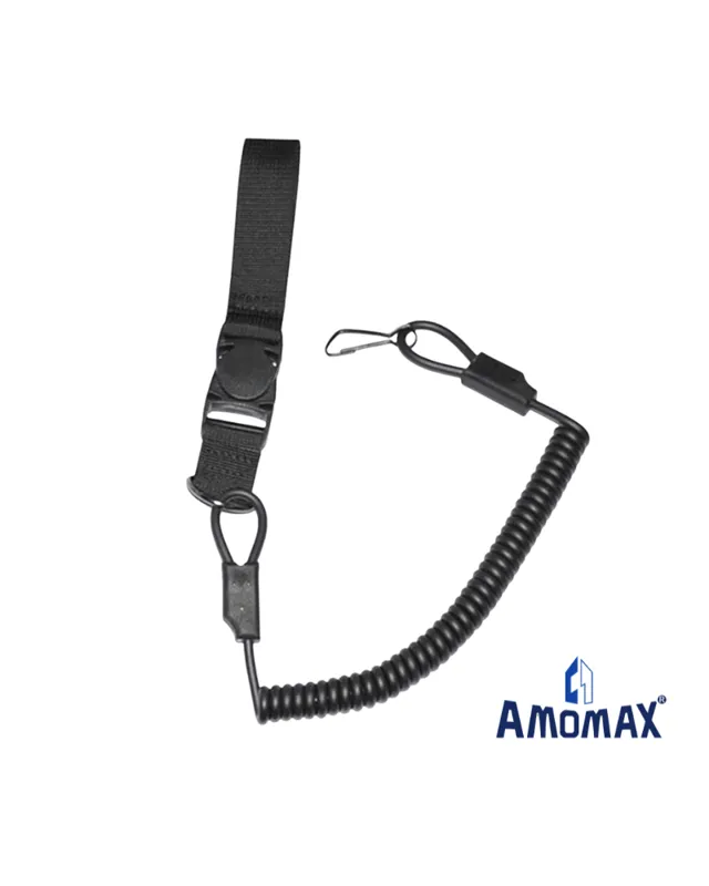 Amomax Cordón Seguridad Pistola · Negro