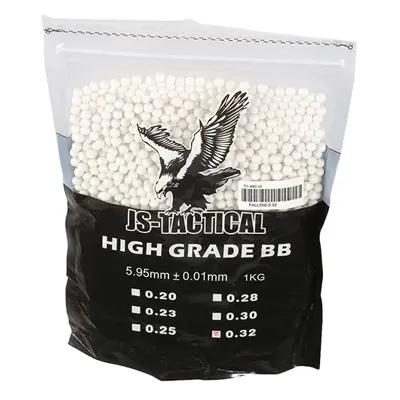 High Grade BBs 0,32g 3.125ER Beutel Weiss - JS Tactical