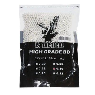 High Grade BBs 0,30g 3.333ER Beutel Weiss - JS Tactical
