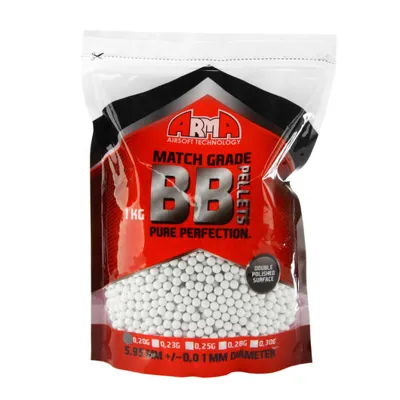 Match Grade BBs 0,20g 5.000ER Beutel Weiss - Arma Tech