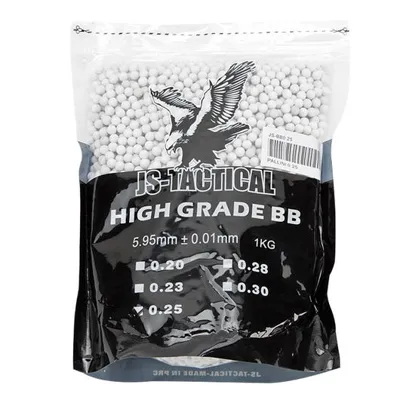 High Grade BBs 0,25g 4.000ER Beutel Weiss - JS Tactical