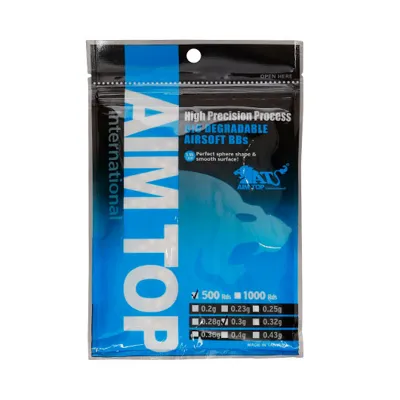 Top High Precision BIO 0.30g 500ER Beutel Hellgrau - AimTop