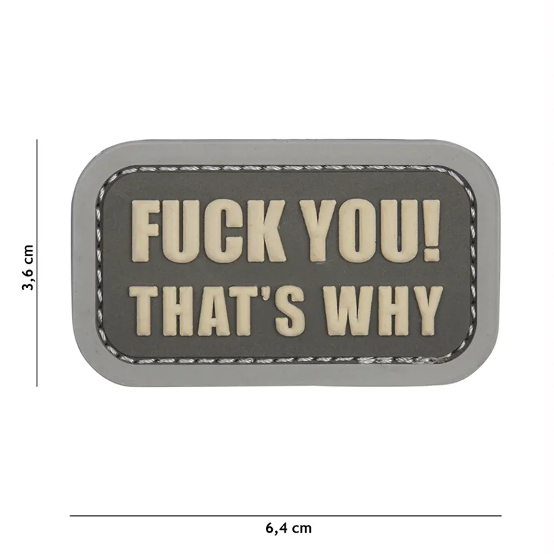 Kurt24 Patch "Fuck You That´S Why"