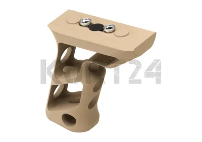 CNC KeyMod Long Angled Grip - Metal
