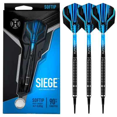 Siege 90% Tungsten Softip Darts - Harrows
