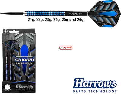 Swarm 90% Tungsten - Steeltip Dartpfeile | 22g - Harrows