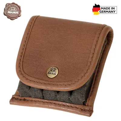 Patronenetui Elchleder Mit Loden - Akah