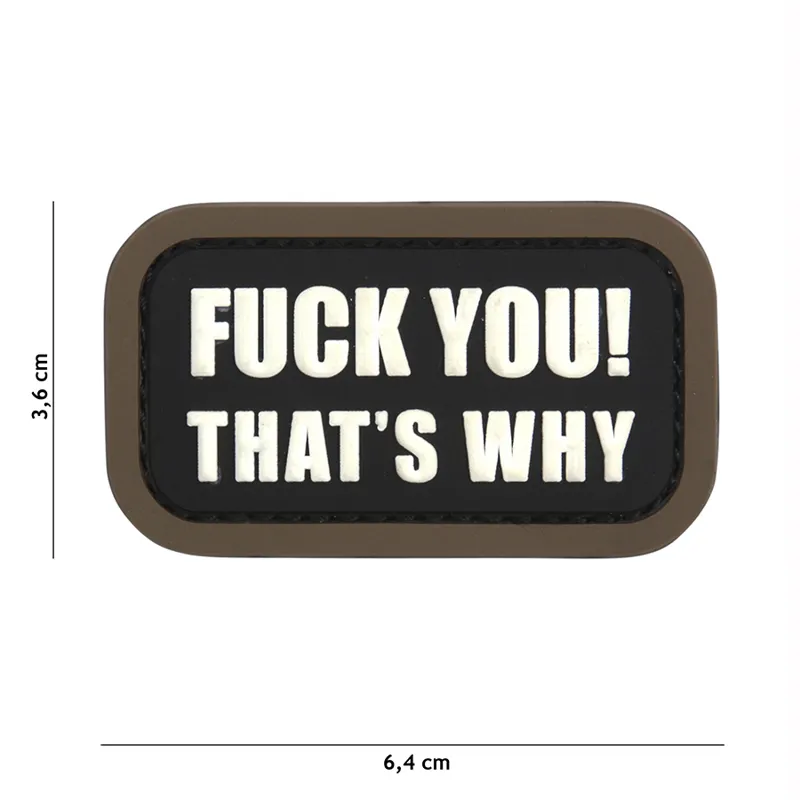 Kurt24 Patch "Fuck You That´S Why"