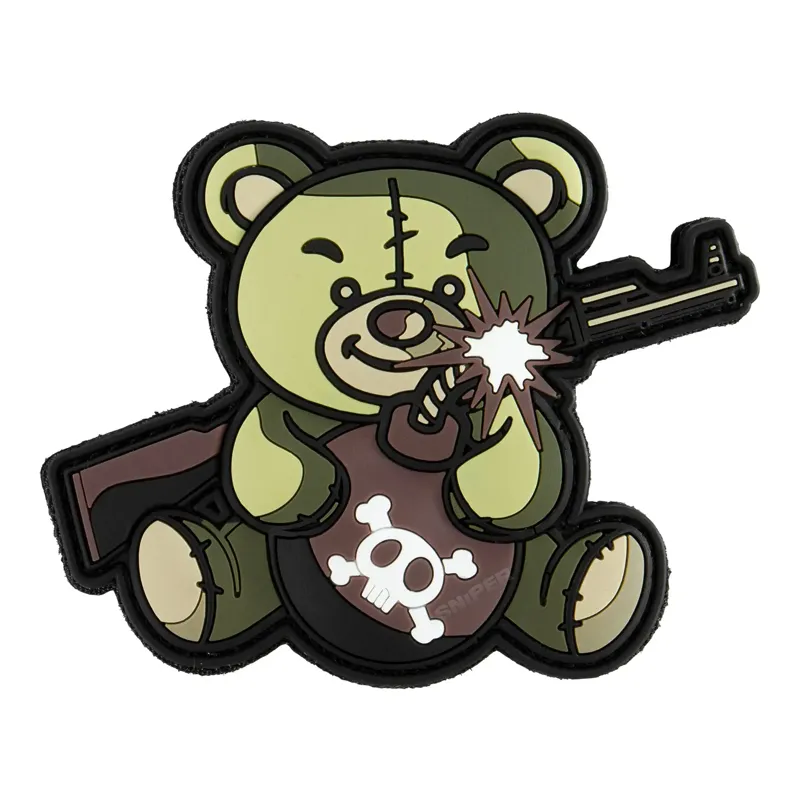 101 Inc Patch PVC 3D Terror Teddy, Grün